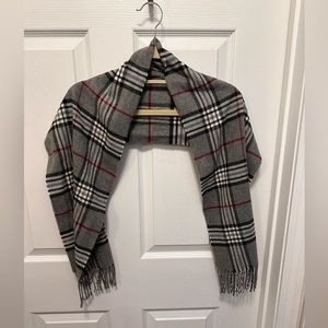😈3/35😈 Plaid Grey scarf